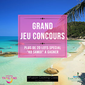 Cours de cuisine en live sur FB depuis Ko Samui

