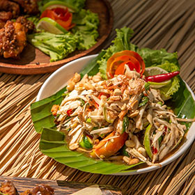 La salade de papaye verte de Mart