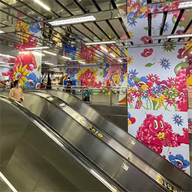 L’Art s’installe dans le métro